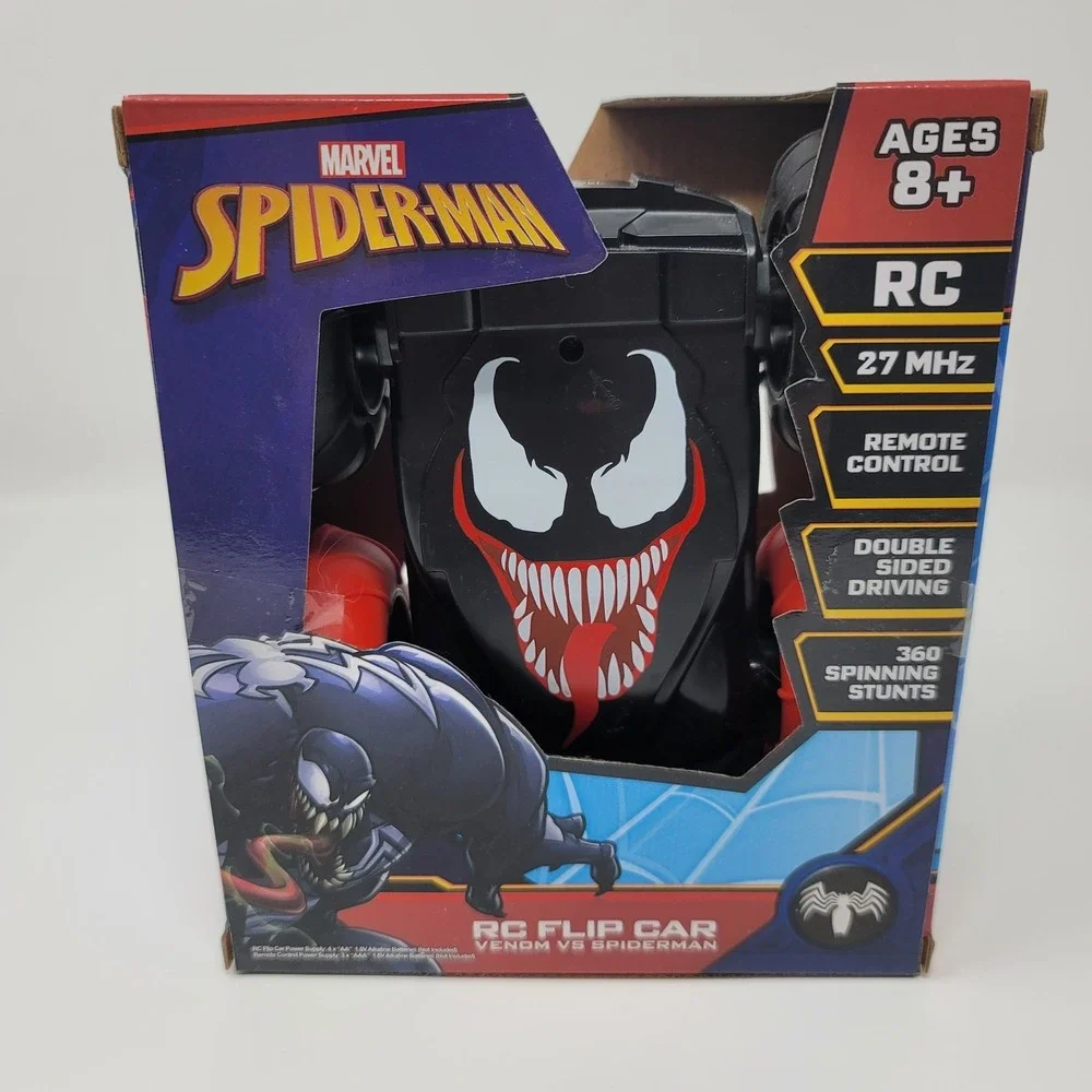 Marvel Spider-Man vs‎ Venom RC Flip Car 27 MHz Remote Control Ages 8+